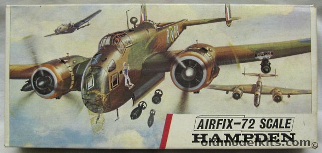 Airfix 1/72 Handley Page Hampden B. Mk. I - 49 Squadron RAF, 491 plastic model kit
